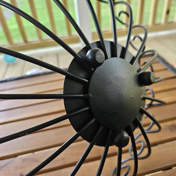 Black Metal Fruit Bowl - Picture 3 of 4